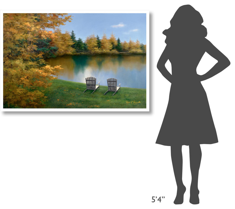 "Forever Autumn" Digital Paper Print by Diane Romanello, 50"x34"
