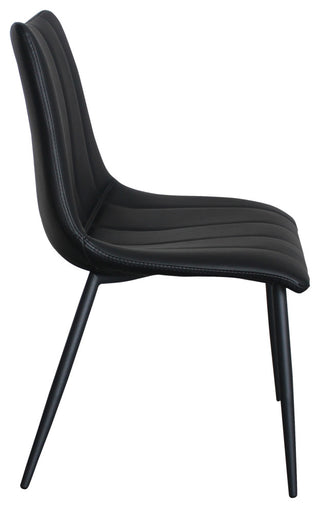 Alibi Dining Chair Matte Black, Set of 2