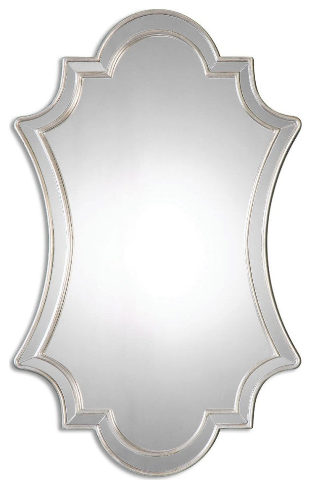 Uttermost Elara Antiqued Silver Wall Mirror