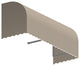 Awntech 4'' Savannah Acrylic Fabric Fixed Awning, Linen