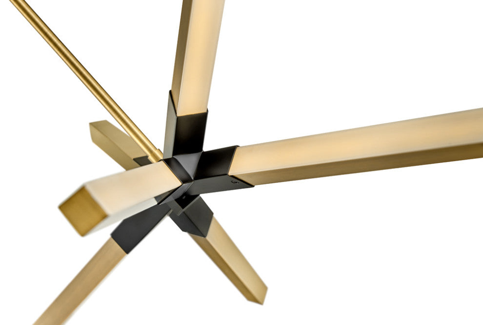 Fredrick Ramond Rae Small Led Linear, Lacquered Brass