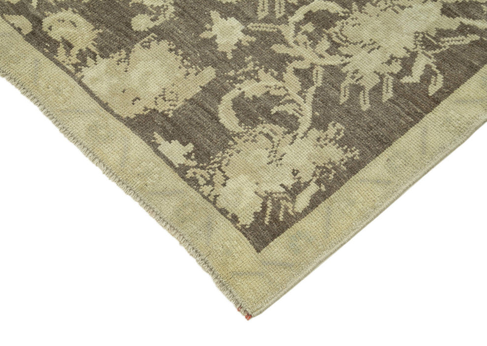 Rug N Carpet - Handwoven Turkish 4' 4'' x 8' 0'' Distressed Wool Rug