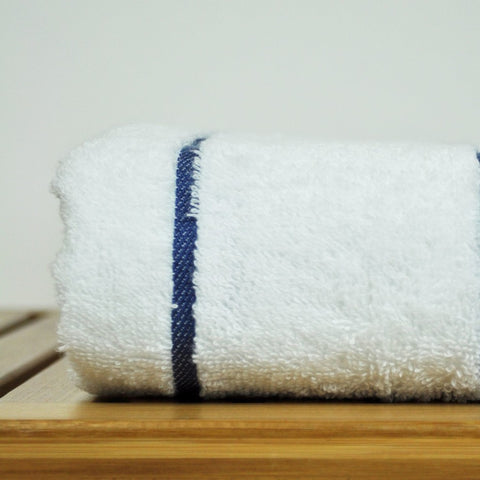 Stripe Luxury Hotel and Spa Pool Towel, Set of 2, Royal Blue