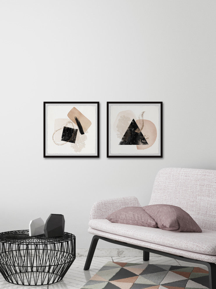 Mysteries of the Pyramid Diptych, 2-Piece Set, 32x32 Panels