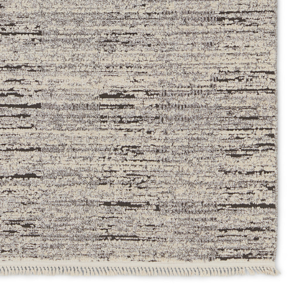 Jaipur Living Duna Striped Gray/ Cream Area Rug 10'X14'