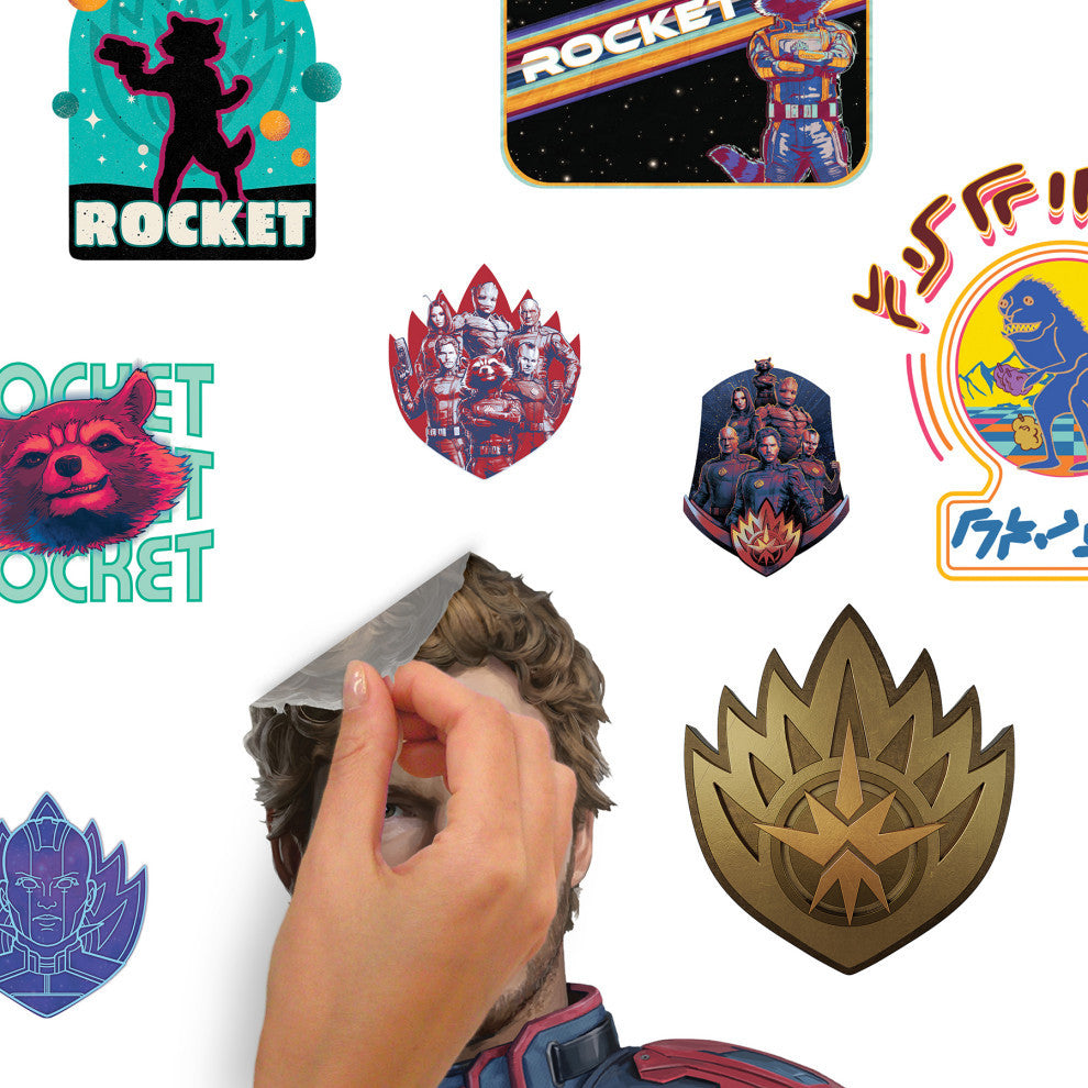 Guardians of the Galaxy 3 Star-Lord Quill Giant Peel & Stick Wall Decals
