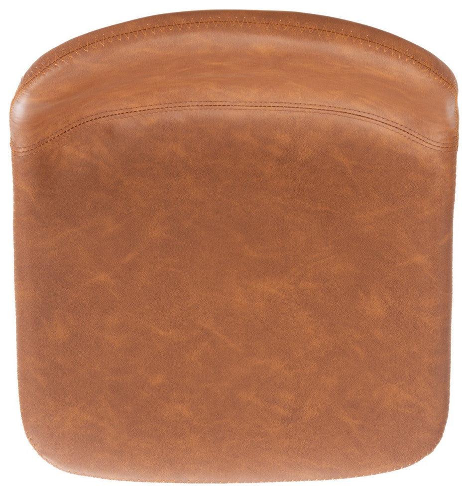 Safavieh Asena Counter Stool, Cigar/Black