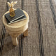 Dash & Albert Malta Camel Handwoven Wool Rug, Black, 2' x 3'