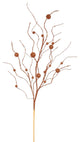 Vickerman 37" Glitter Ball Spray, Set of 6, Copper