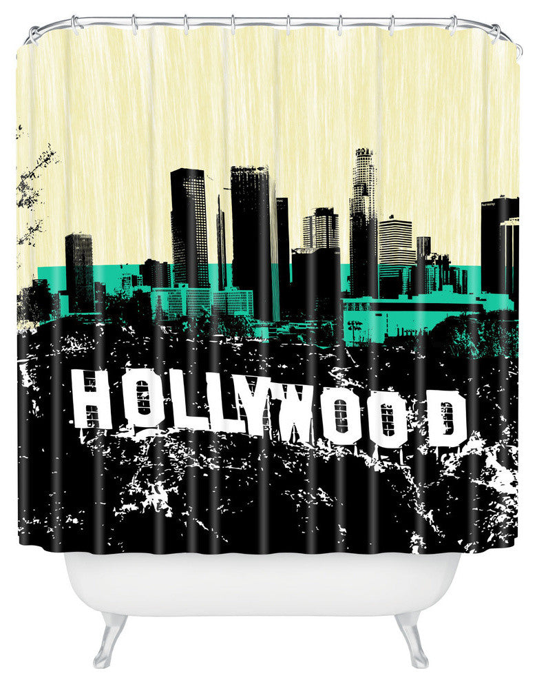 Amy Smith Only In Hollywood Shower Curtain