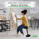 Wobble Stool Adjustable Height Active Sitting Balance Chair For Office Stand Up