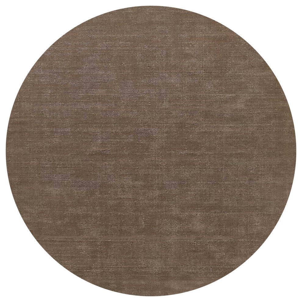 Ahgly Company Indoor Round Mid-Century Modern Area Rugs, 7' Round