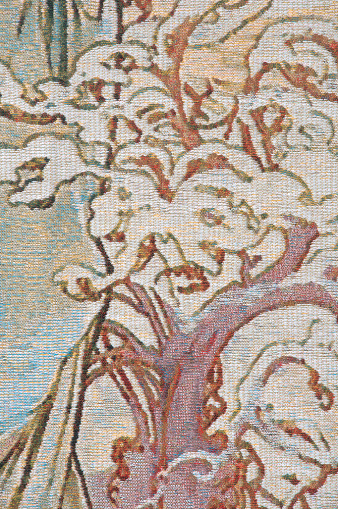 Winter Mucha Belgian Wall Tapestry