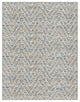 Couristan Tortola Indoor/Outdoor Accent Rugs - 50+ Custom Sizes, Ash, 7'x10'