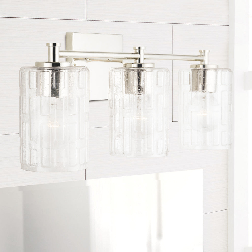Capital Lighting 138331-491 Emerson 3 Light 23"W Bathroom Vanity - Aged Brass