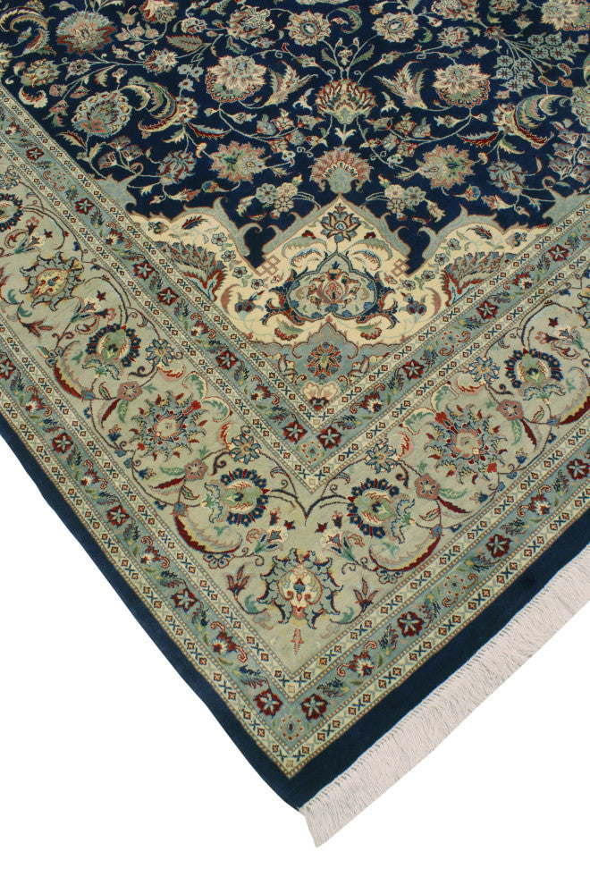Pak-Persian Deyanira Navy/Gray Rug, 9'0x12'3