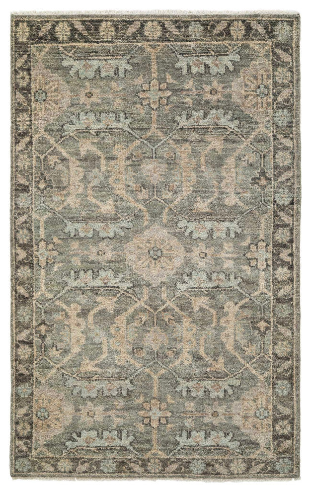 Shirin Dahlia Area Rug, Gray, 2'x3'