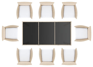 Safavieh Hailee Dining Set, Beige / White