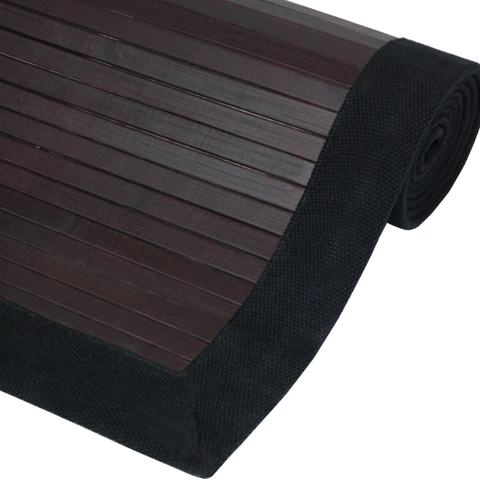 Bamboo Rug, Mocha, 5'x8'