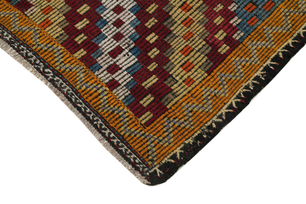 Rug N Carpet - Handwoven Anatolian 6' 8'' x 10' 6'' Unique Wool Kilim Rug