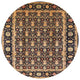 Ahgly Company Indoor Round Mid-Century Modern Area Rugs, 7' Round
