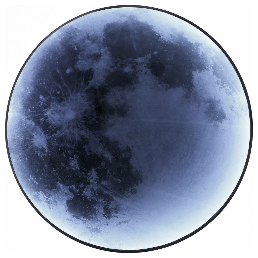 Luna Moon Mirror Blue Finish