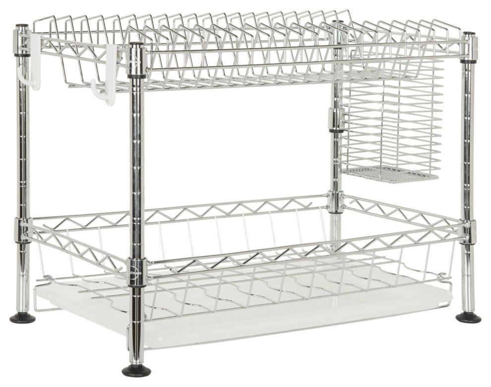 Brooklyn 24" Adjustable Dish Rack, Chrome