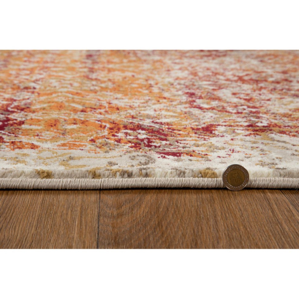 KAS Heritage 9373 Ivory/Rust Anna Area Rug, 2'2"x7'11" Runner