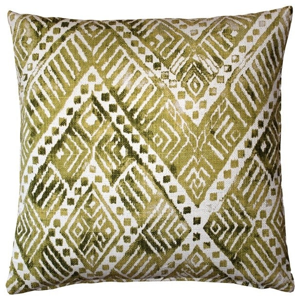 Pillow Decor - Tangga Green Throw Pillow 20X20