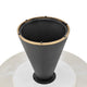 Geneva Ceramic Top 51" Round Dining Table w/ Gold Trim