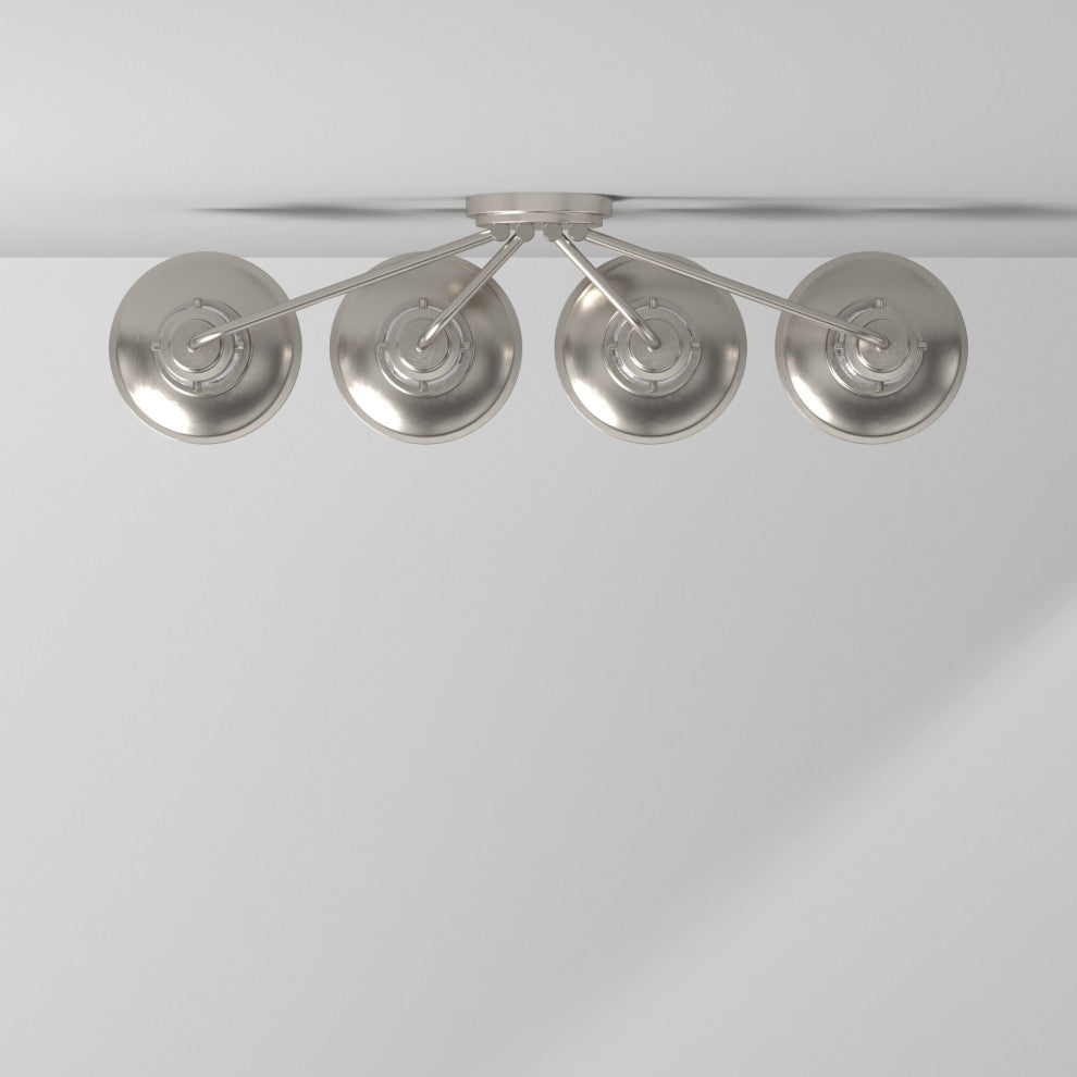 Dover 4-Light Bath, Satin Platinum