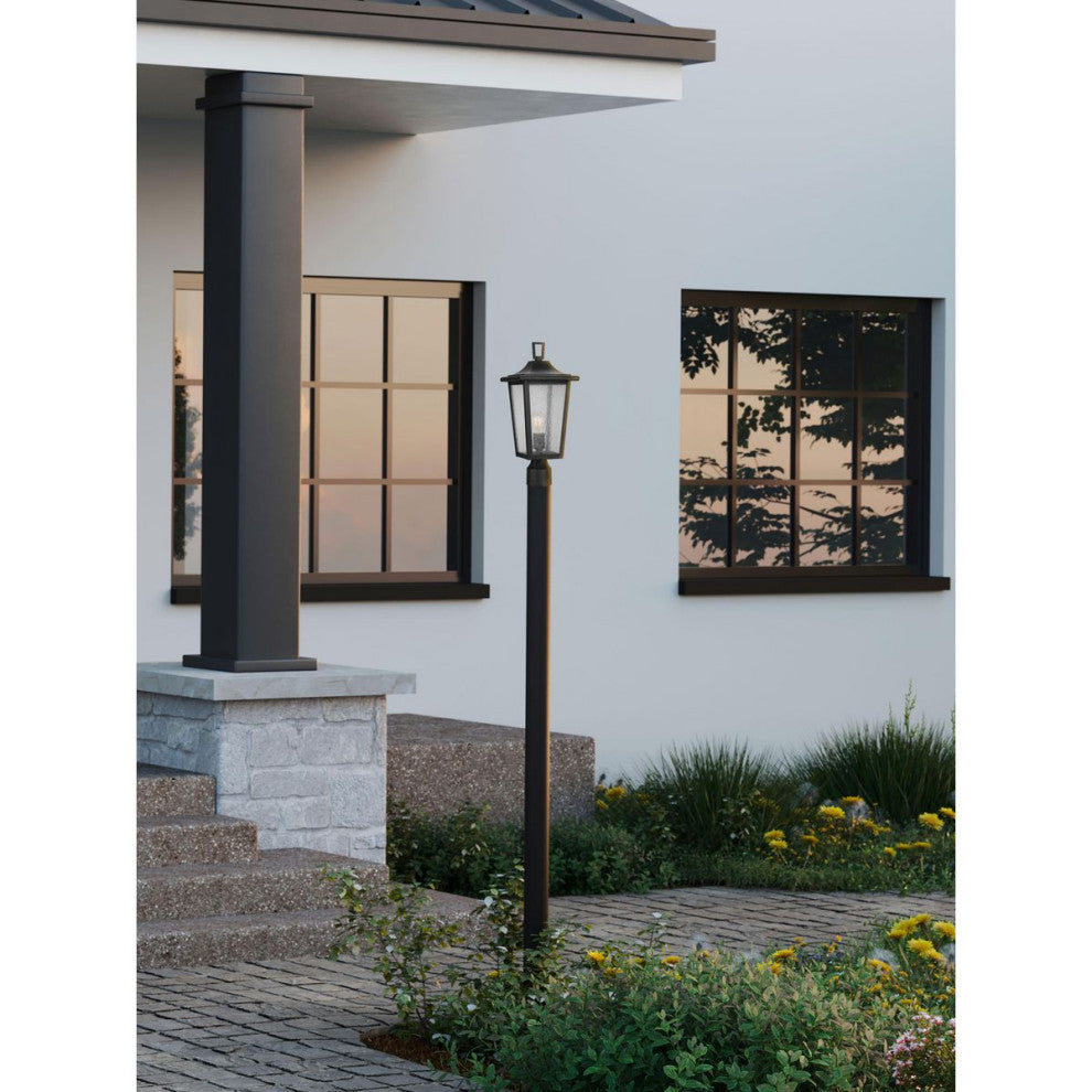 Padgett Collection 18-1/2" 1-Light Textured Black Outdoor Post Light
