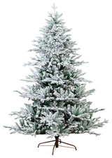 7ft. Pre-Lit Artificial Fraser Fir Flocked Christmas Tree