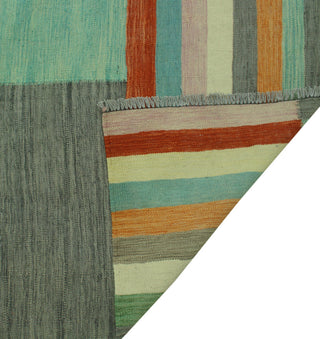 Winchester Kilim Edison Light Blue/Gray Rug, 6'8x9'9