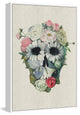 "Fancy Floral" Floater Framed Painting Print on Canvas, 12"x18"