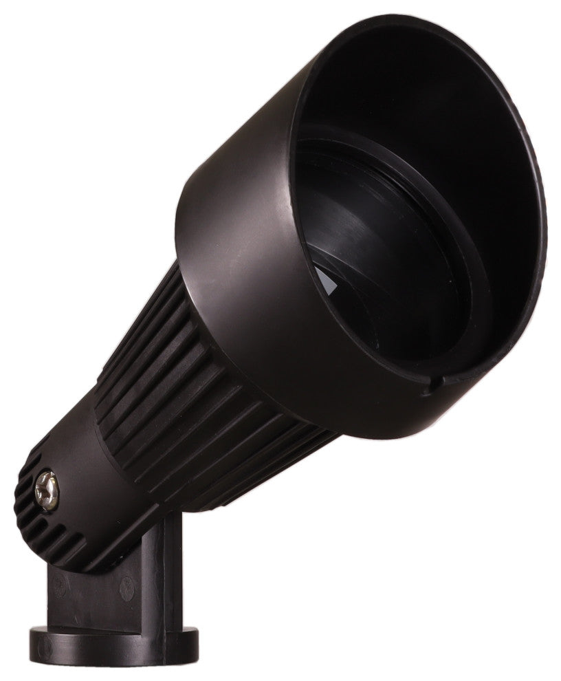 6W LED Low Voltage Black Outdoor Directional Fiberglass Bullet- BPL104