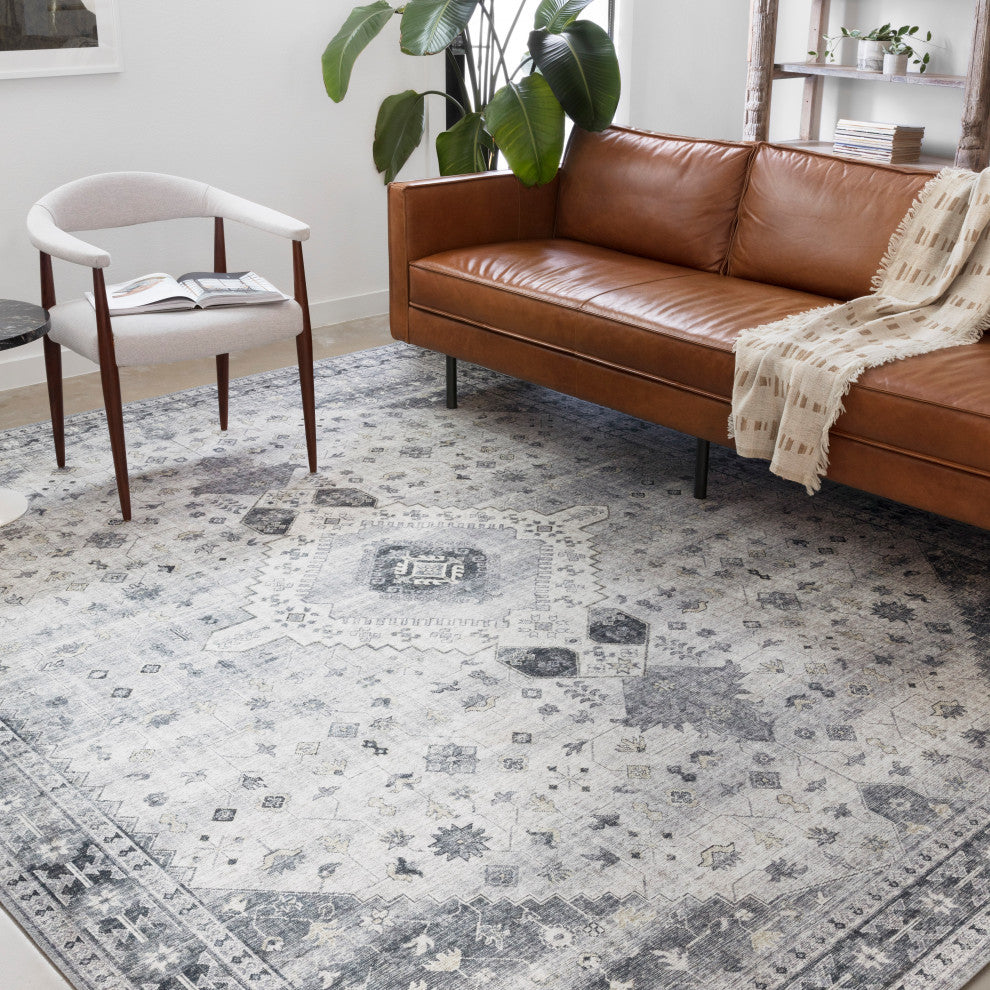 Loloi II Skye Area Rug, Silver/Gray, 5'0"x7'6"
