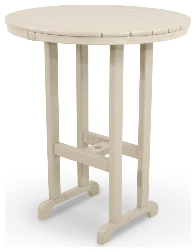 Ivy Terrace Classics Round 36" Bar Table, Sand