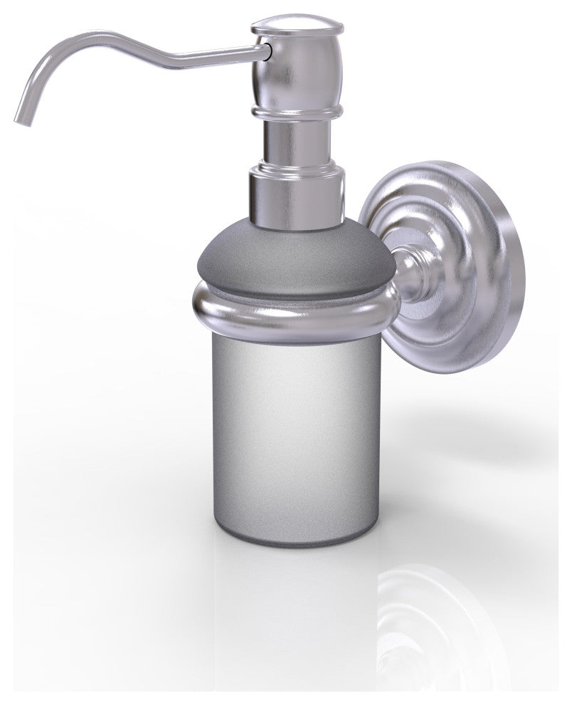 Prestige Que New Wall Mounted Soap Dispenser, Satin Chrome