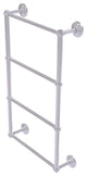 Que New 4-Tier 24" Ladder Towel Bar with Twist Detail, Satin Chrome