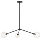 Matteo Lighting C81703BKCL Pendant, Black Finish