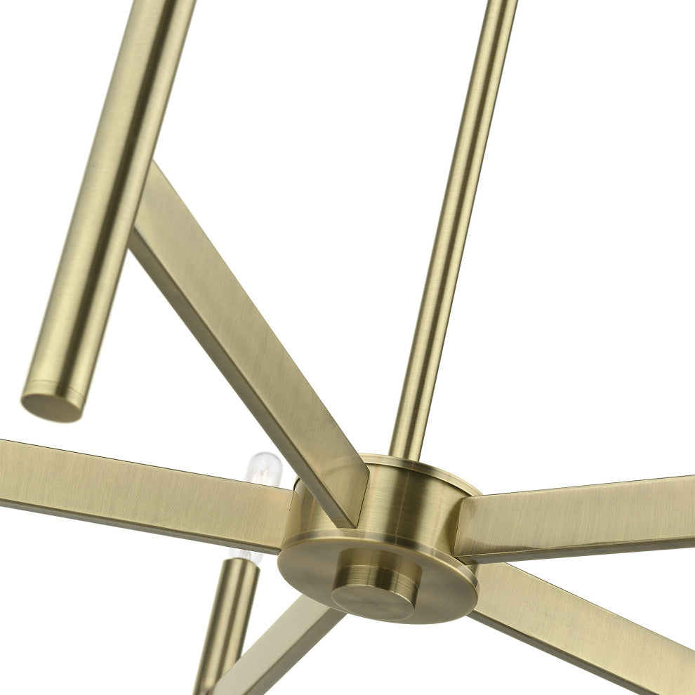 Livex Lighting Antique Brass 5-Light Chandelier