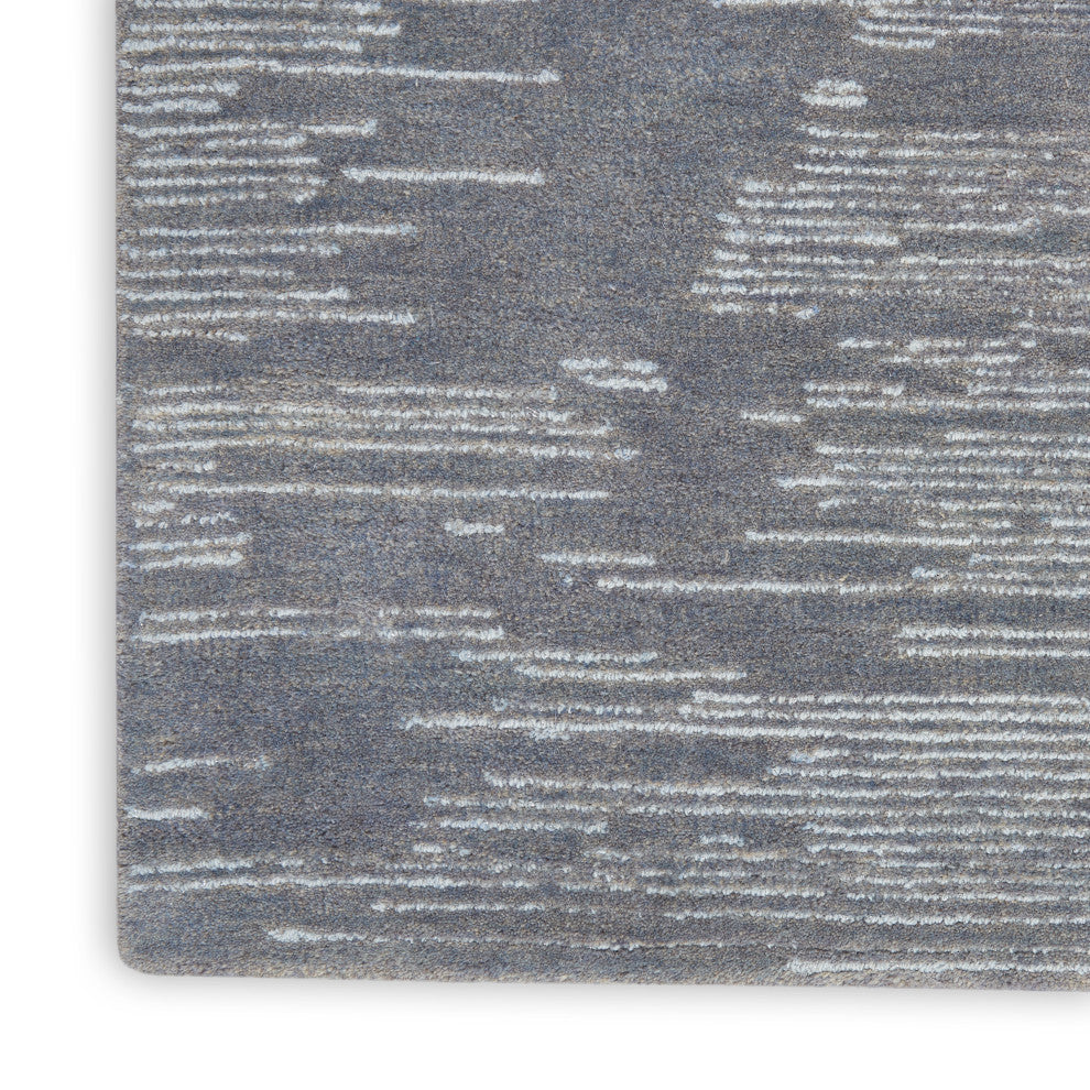 Michael Amini Ma30 Star 2'3" x 8' Blue Modern Indoor Rug