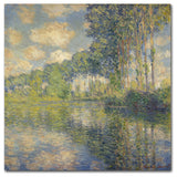 Monet 'Poplars On The Epte' Canvas Art, 14 x 14