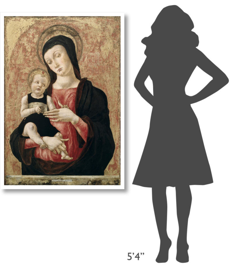 "Madonna and Child" Digital Paper Print by Bartolomeo Vivarini, 32"x46"