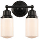 Innovations 623-2W-BK-G311 2-Light Bath Vanity Light, Matte Black