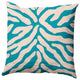 Animal Stripe Decorative Throw Pillow, Explorer Blue, 16"x16"