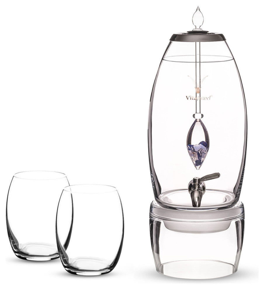 Water Dispenser, VitaJuwel Grande, Drinking Glass 6pc Set, Balance