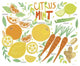 "Fruity Smoothie IV on White" Digital Paper Print by Farida Zaman, 22"x18"