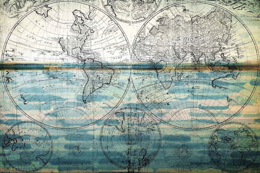 "Round and Round" Fine Art Canvas Print, 45"x30"